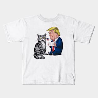 Cats Against Trump Kids T-Shirt